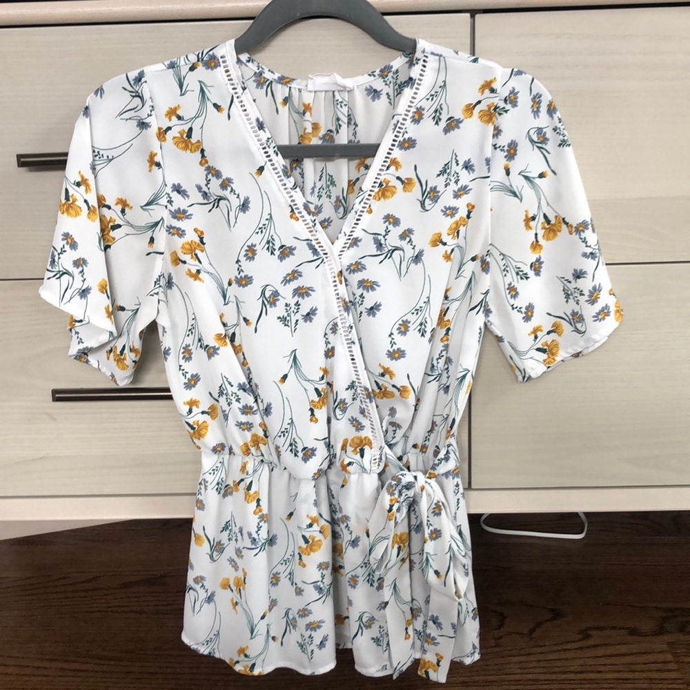 Floral printed blouse